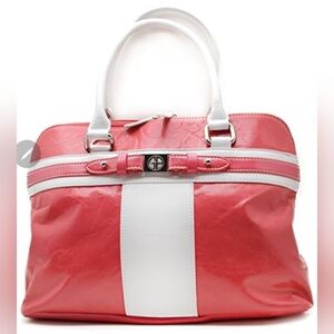 Giani Bernini Handbag, Florentine Glazed Leather Dome Satchel